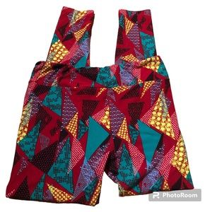 Women’s LuLaRoe Colorful Leggings Size Tall & Curvy